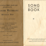 Canada Steamship Song Book