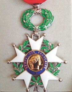 The Legion of Honour medal awarded to Sarnia's Jim Charron. Journal Photo